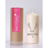 Flamme, grau FROHE WEIHNACHTEN RENTIER