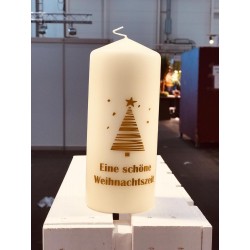 Flamme, gold Eine schöne Weihnachstszeit Baum, Sterne