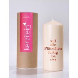 Flamme, dunkelrot AUF DIE PLäTZCHEN FERTIG LOS!