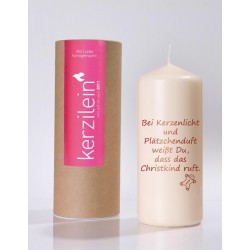 Flamme, dunkelrot Bei Kerzenlicht und Pl√§tzchenduft weisst Du, dass das Christkind ruft