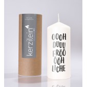 Flamme, weiß/anthrazit Oh Du Fr√∂hliche