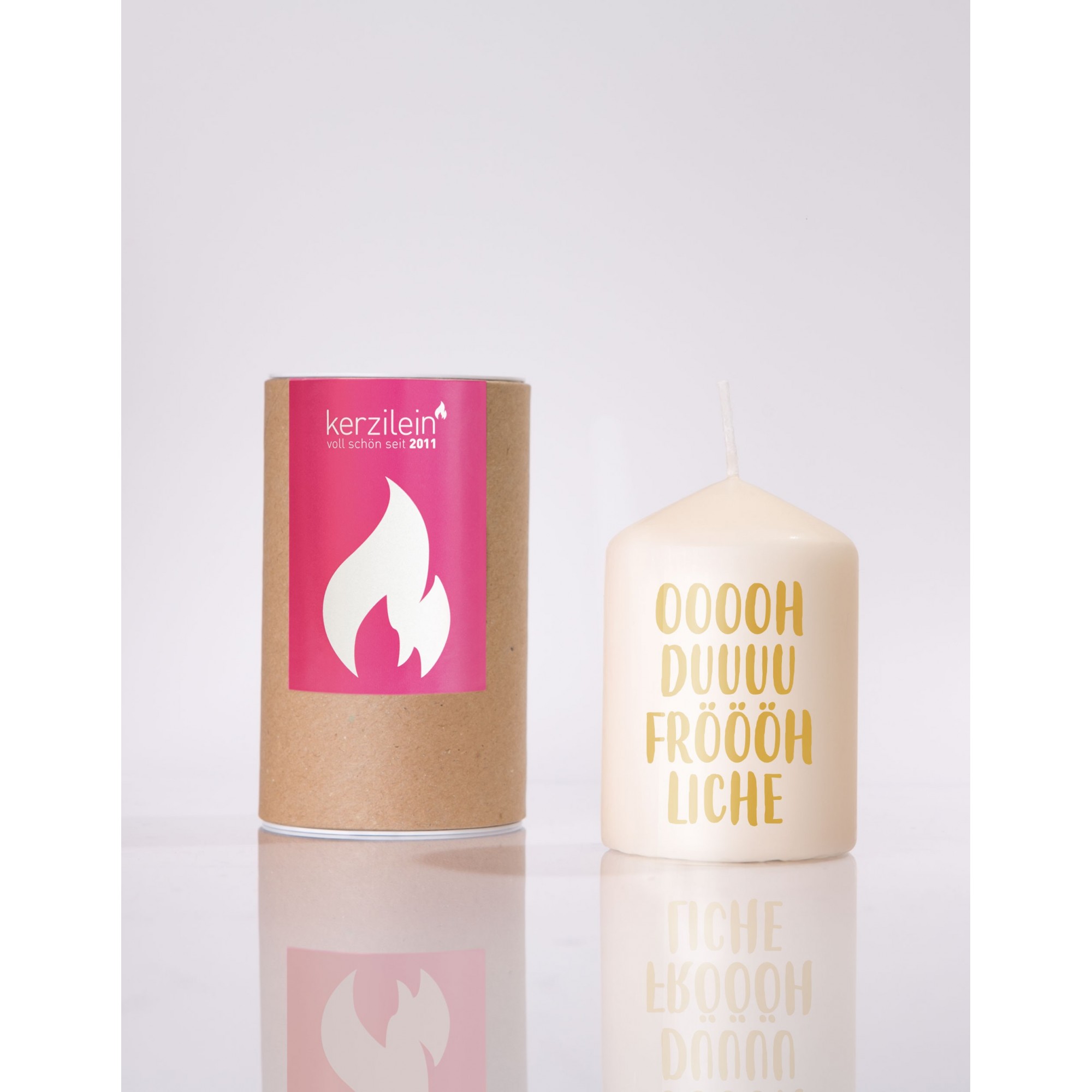 Flämmchen, gold Oh Du Fr√∂hliche