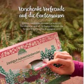 Adventskalender Saatgut mit Türchen