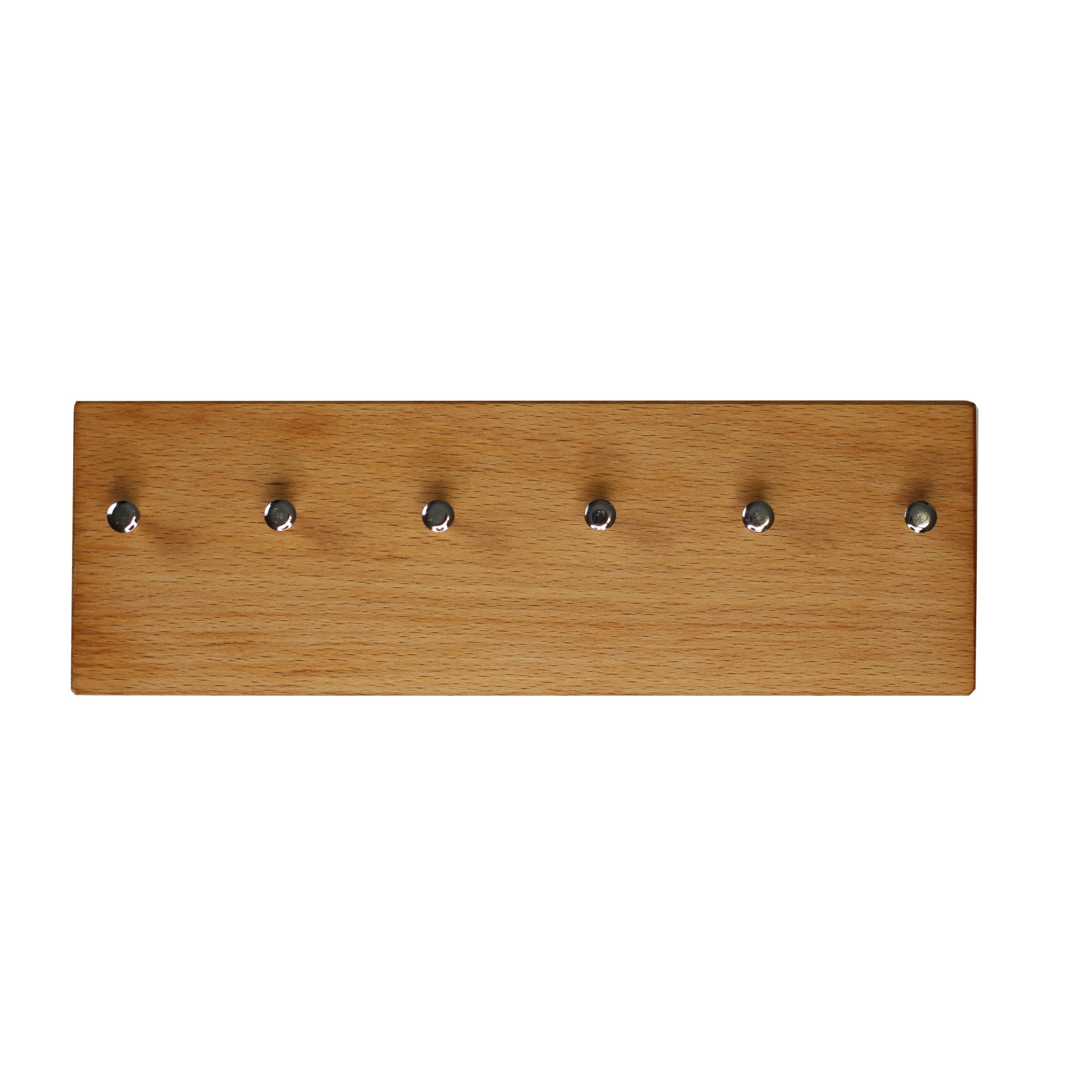 Schlüsselbrett aus Holz 6 Haken