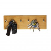 Schlüsselbrett aus Holz 6 Haken
