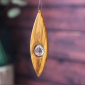 Fensterdeko Surfboard mit Bleikristall