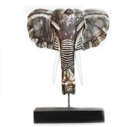Dekofigur Elefant aus Holz
