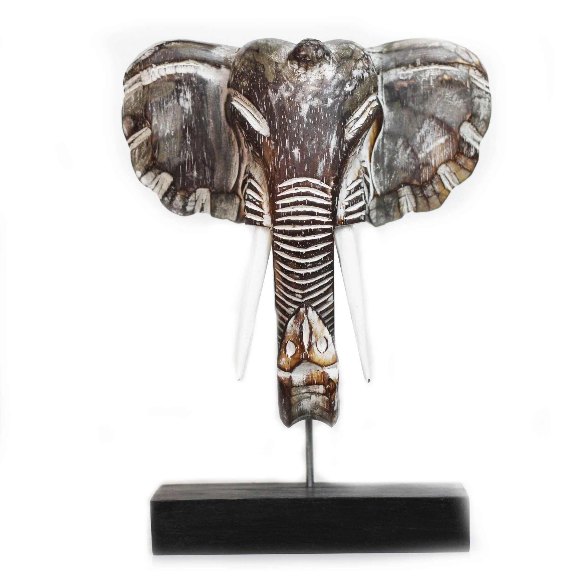 Dekofigur Elefant aus Holz