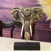 Dekofigur Elefant aus Holz