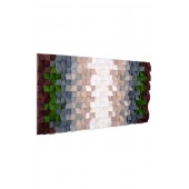 Holz Mozaik Uranus - Handgefertigtes  - Wandkunst 140cm