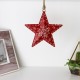 Sternhänger mit Muster - Weihnachtsdeko
