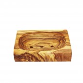 Seifenablage aus Holz, viereckig 11cm