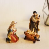 Krippenfiguren Set | Heilige Familie 10 cm