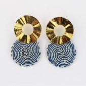 Ohrringe gold-qua |Goldschmuck UNIKAT handmade