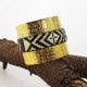 Armreif | Armband gold - braun | UNIKAT Handmade