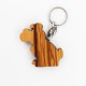 Schlüsselanhänger aus Holz - Hund