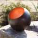 Teelichthalter Kugel | Globe bronze/kupfern 9cm