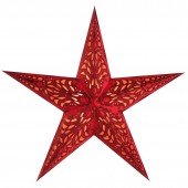 Papierstern Geeta red M, Stern zum Aufhängen