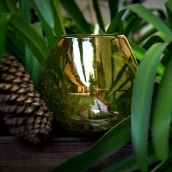 Teelichthalter grün, Blumenvase klein
