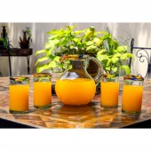 Gläser 4er Set Konfetti Rand