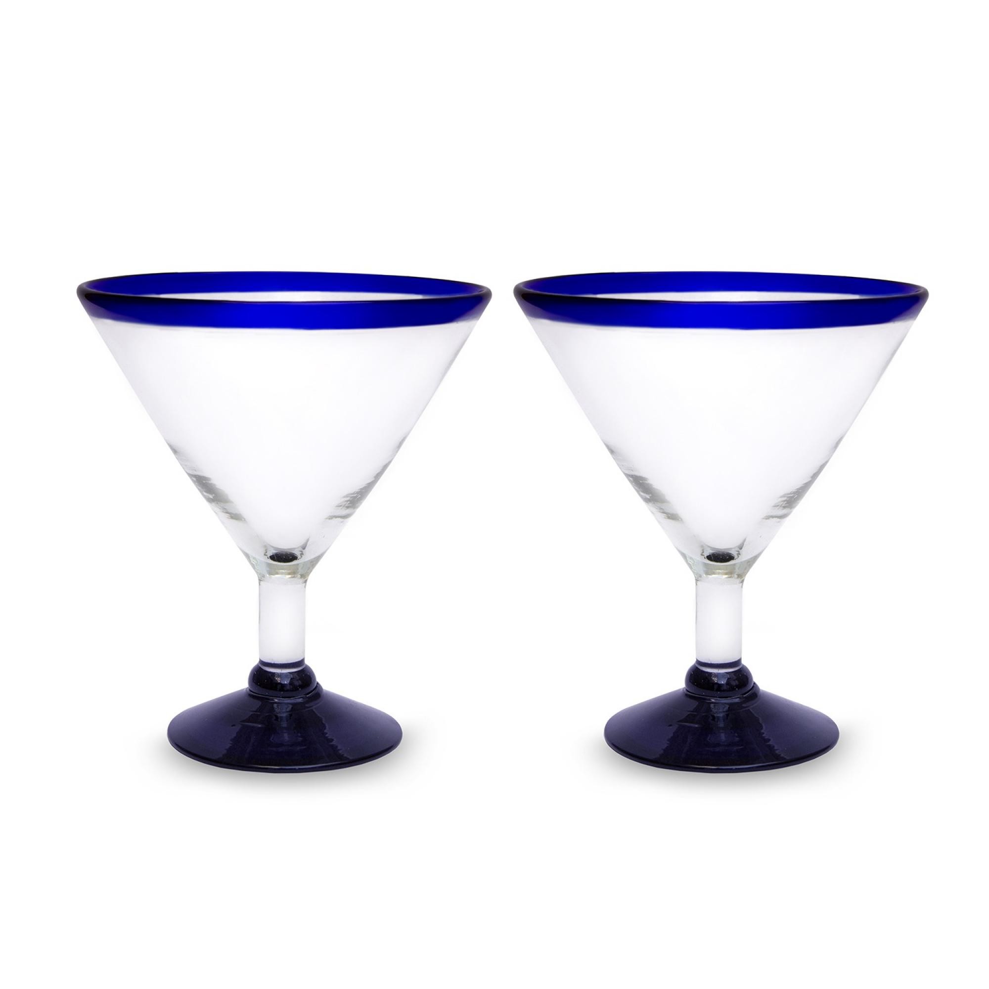 Martini Gläser 2er Set | Mundgeblasenes Glas