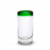Schnapsglas 2er Set Caballitos grün