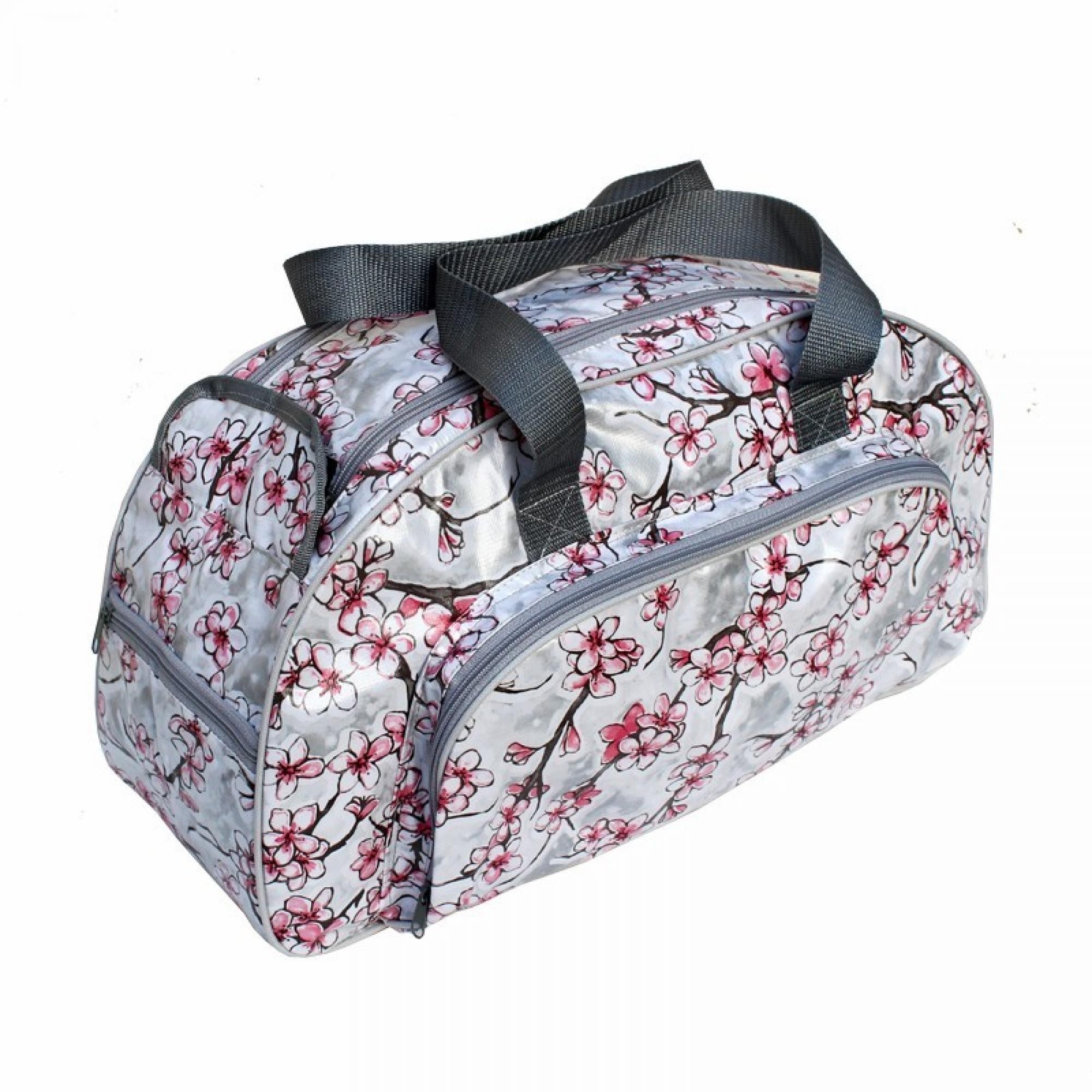 Umhängetasche Hanami silber / Reisetasche für Frauen