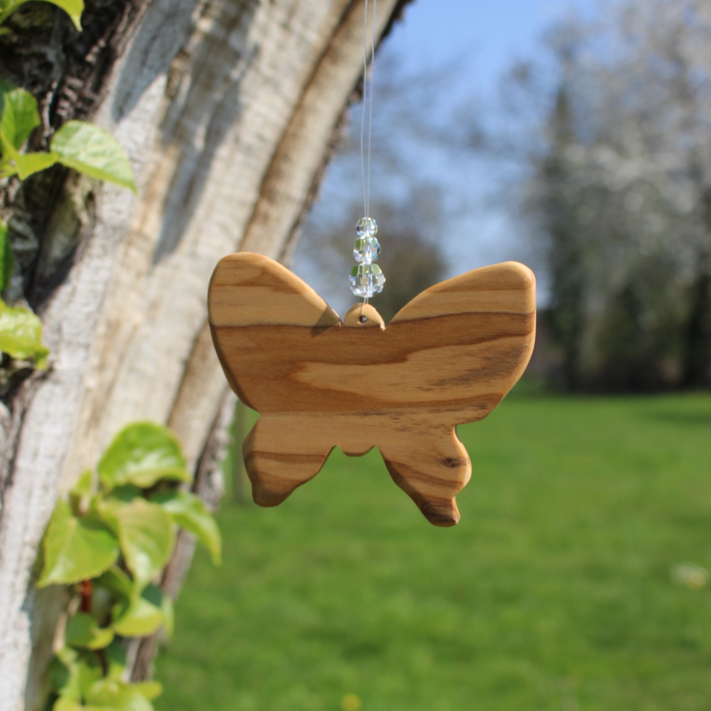 Fensterdeko Schmetterling mit 3 Perlen, Mobile kaufen