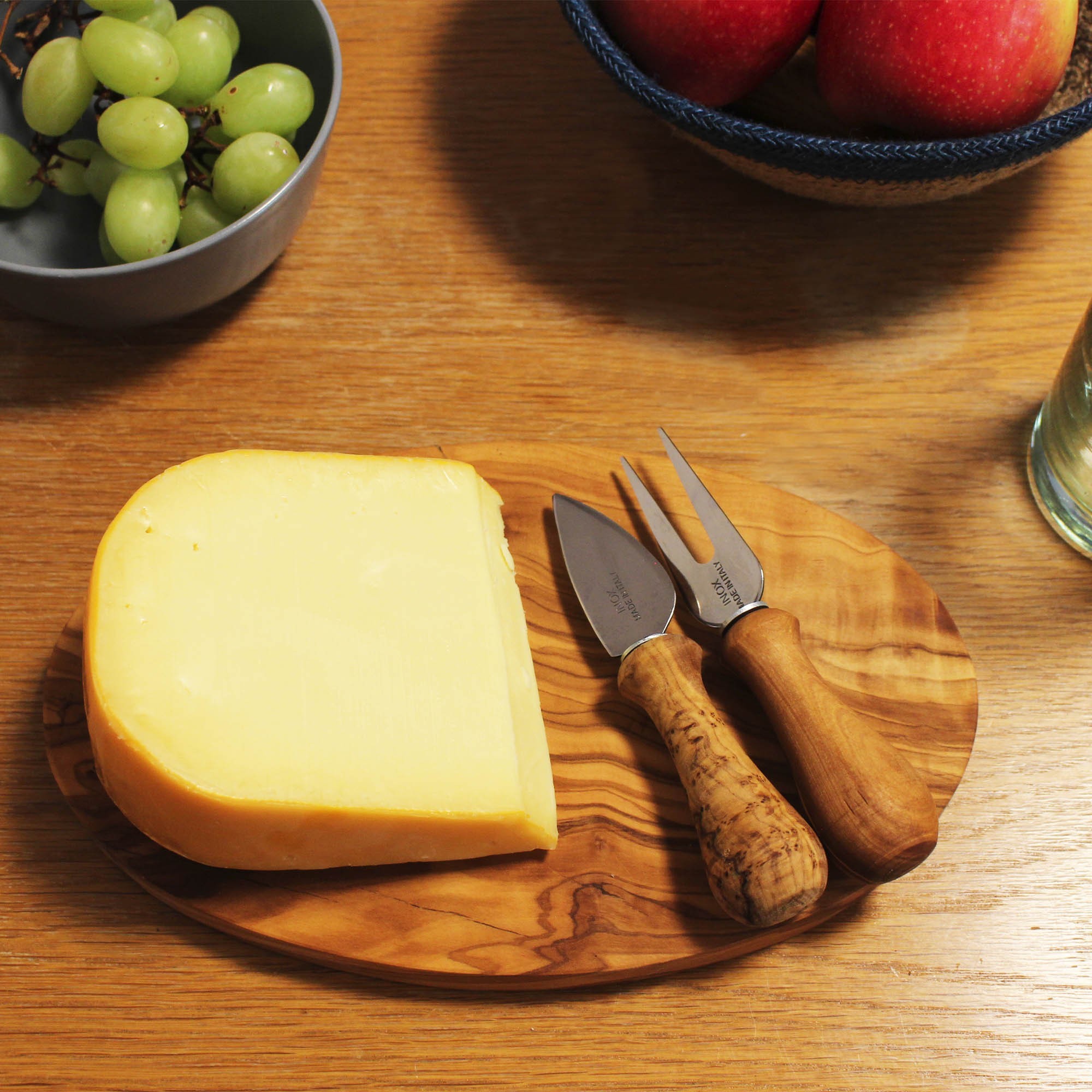 Käsebesteck aus Olivenholz 2tlg. Set kaufen