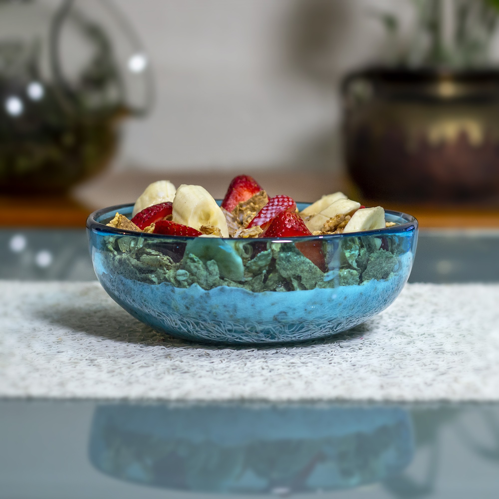 Glasschalen 4er Set, Dessertschalen aqua kaufen