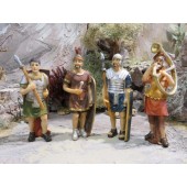 Krippenfiguren Vier Soldaten 9 cm