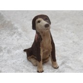 Krippentiere Hund sitzend 6 cm